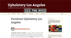 Desktop Screenshot of mlreupholstery.com